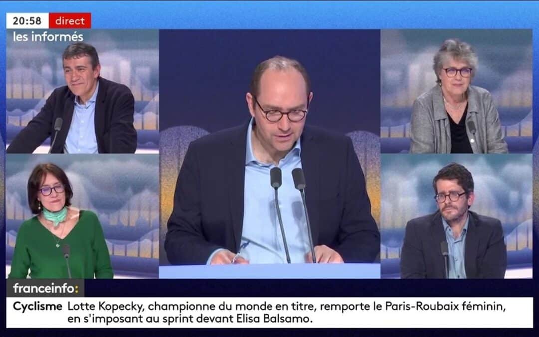 Victor Matet et Les Informés débattent de l’actualité, Franceinfo, 6 Avril 2024
